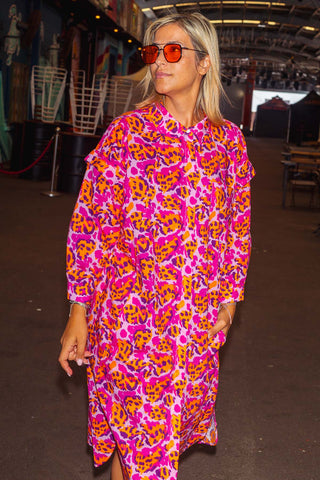 Astra Dress - Wild Pink