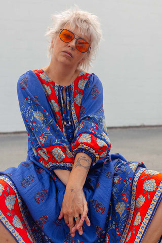 Classic Boho Dress - Seraphina Blue