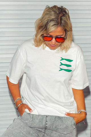 Petra Tee - Sardine White