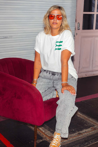 Petra Tee - Sardine White