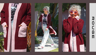 Diced Long Cardi