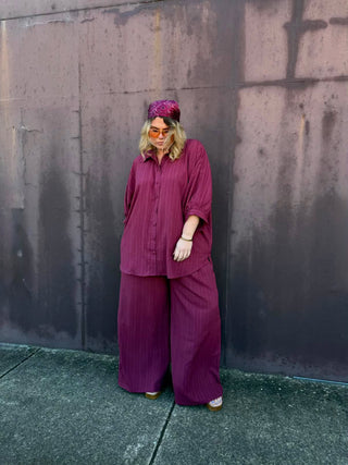Kyoto Shirt - Wine