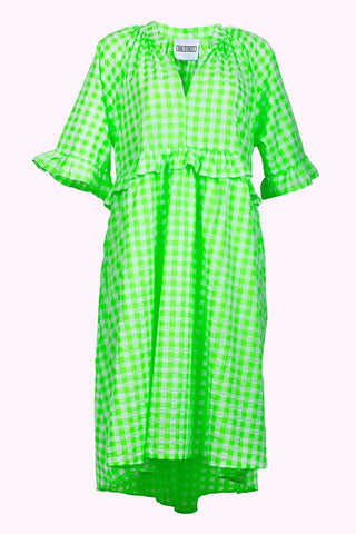 Freya Dress - Neon Green