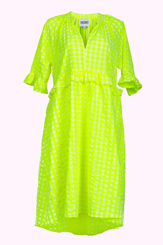 Freya Dress - Neon Yellow ***PRE ORDER***