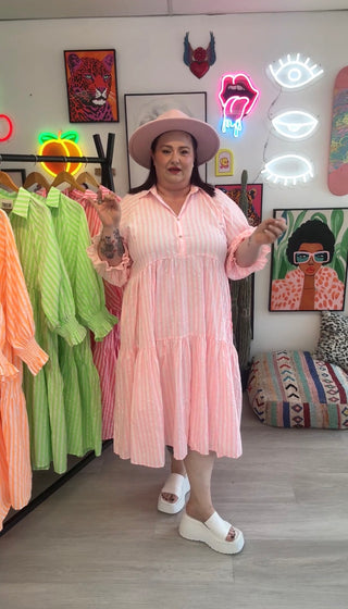Winnie Dress - Neon Green ***PRE ORDER***