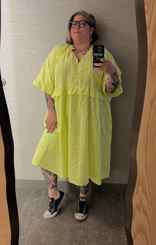 Freya Dress - Neon Yellow ***PRE ORDER***