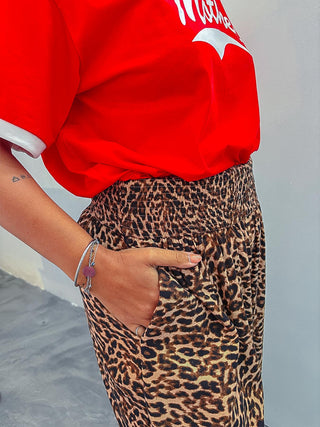 Raja Leopard Pants