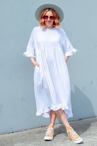 Serena Dress - White
