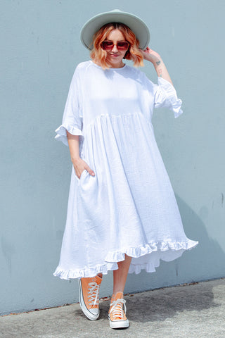 Serena Dress - White