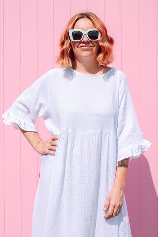 Serena Dress - White