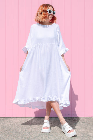 Serena Dress - White