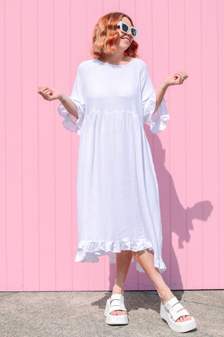 Serena Dress - White