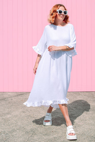 Serena Dress - White
