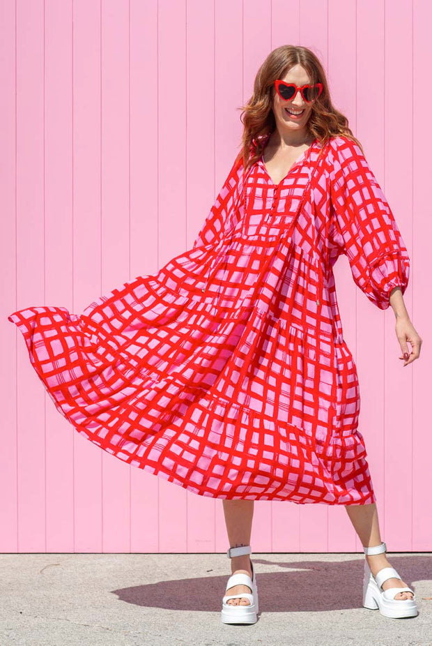 Harriet Boho Maxi - Rose