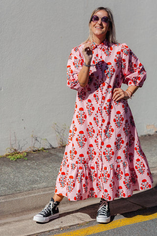 Abbie Dress - Carnation