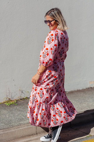 Abbie Dress - Carnation