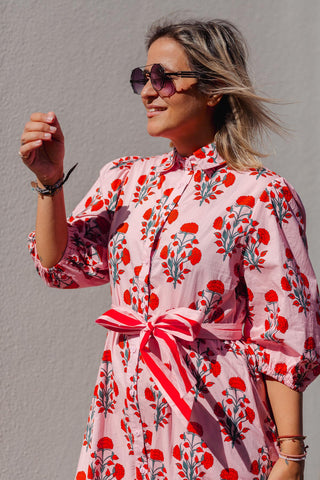 Abbie Dress - Carnation