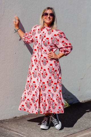 Abbie Dress - Carnation