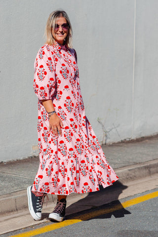 Abbie Dress - Carnation