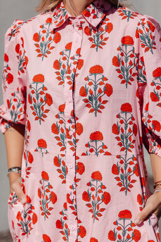 Abbie Dress - Carnation