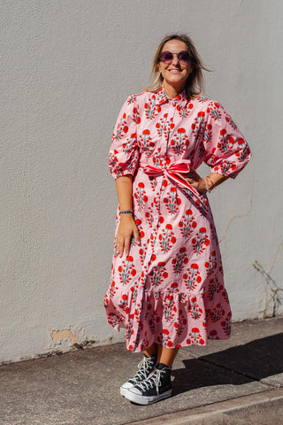 Abbie Dress - Carnation