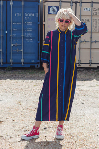 Annie Dress - Navy