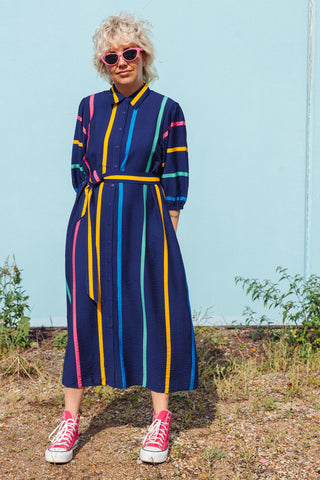 Annie Dress - Navy