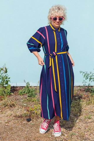 Annie Dress - Navy