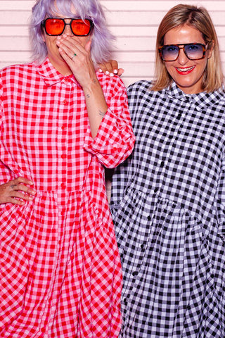 Arc Dress - Pink/Red Gingham