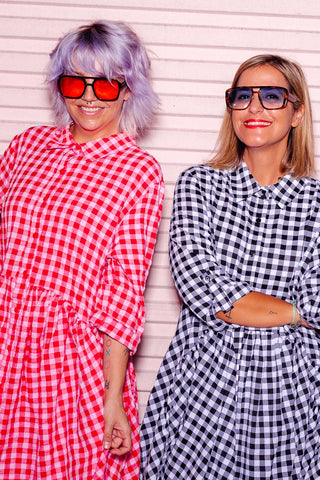 Arc Dress - Pink/Red Gingham