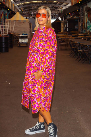 Astra Dress - Wild Pink
