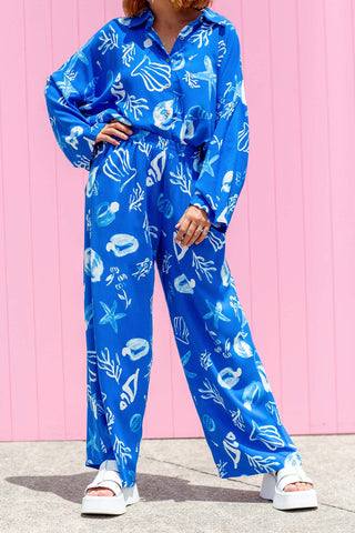 Bermuda Pants - Blue
