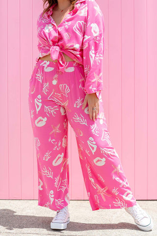Bermuda Pants - Pink