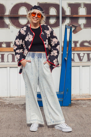 Billie Quilted Jacket - Evening Bloom