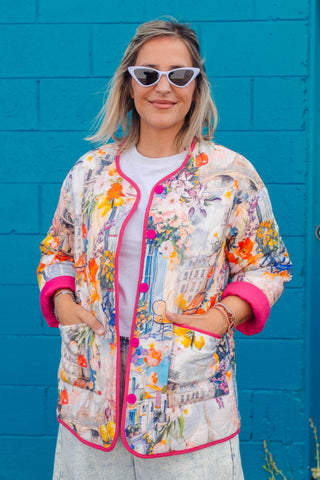 Billie Quilted Jacket - Monet