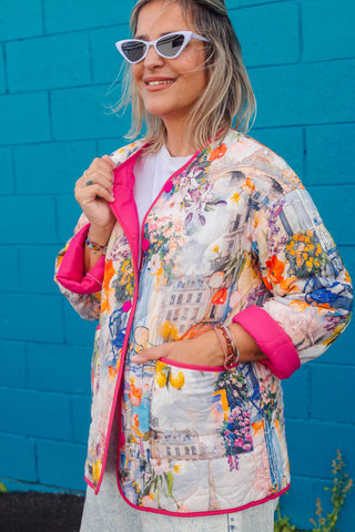 Billie Quilted Jacket - Monet