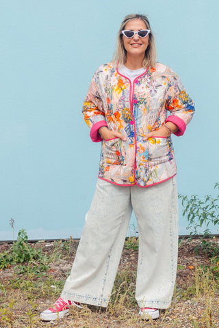 Billie Quilted Jacket - Monet