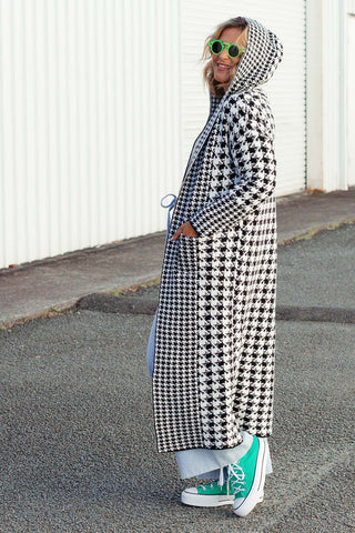 Blair Coatigan - Black & White