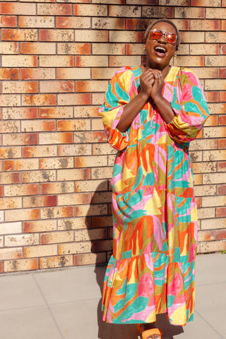 she dresses The Juliet Maxi Bra Dress Cocoa / 6/L