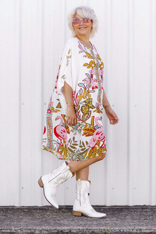 Boxy Dress - Imperial Garden