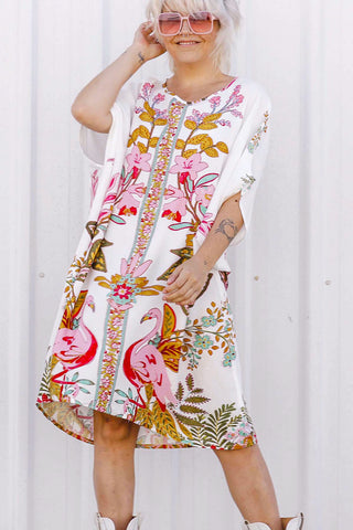 Boxy Dress - Imperial Garden