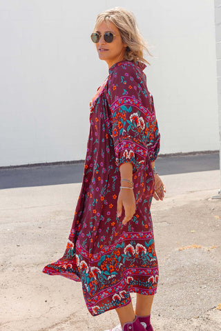 Bridget Dress - Burgundy