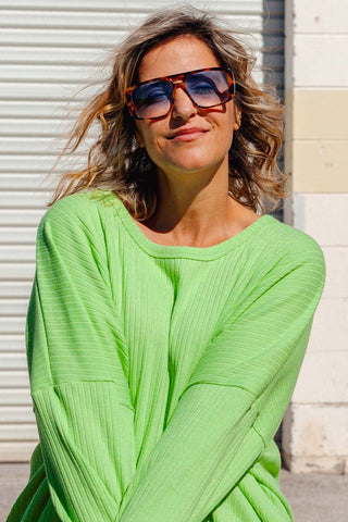 Weekender Top - Lime
