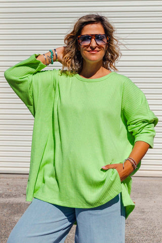 Weekender Top - Lime
