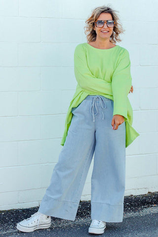Weekender Top - Lime