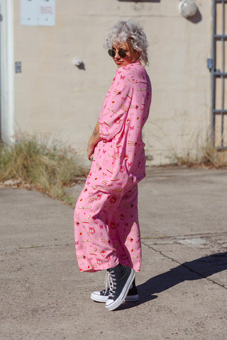 Brixton Pants - Dangerous Females Pink