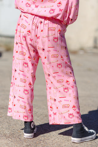 Brixton Pants - Dangerous Females Pink