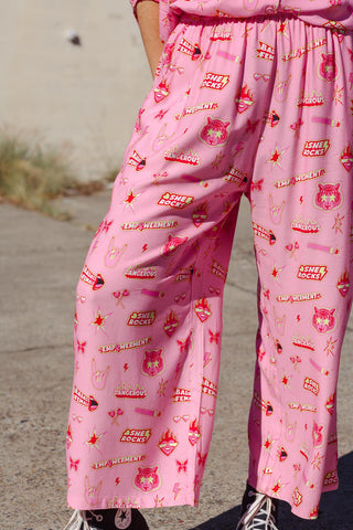 Brixton Pants - Dangerous Females Pink