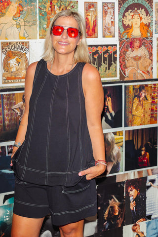 Brooklyn Swing Top - Black