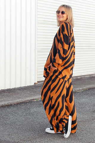 Hendrix Button Up - Tiger